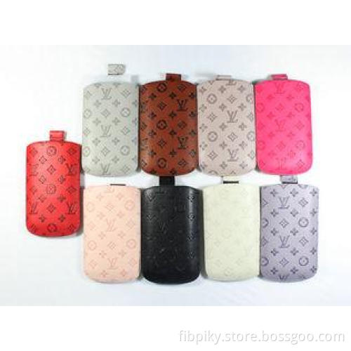 Pouch Design iPhone4 Leather Cases Cover With LV Guuci Orig